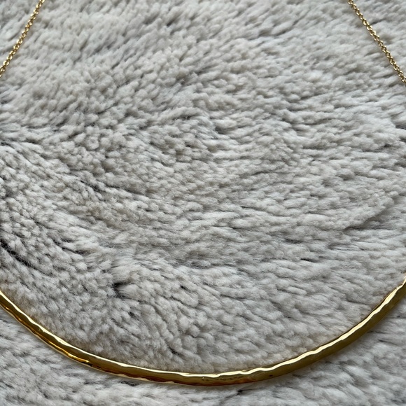 Gorjana gold scoop bar necklace - Picture 8 of 13